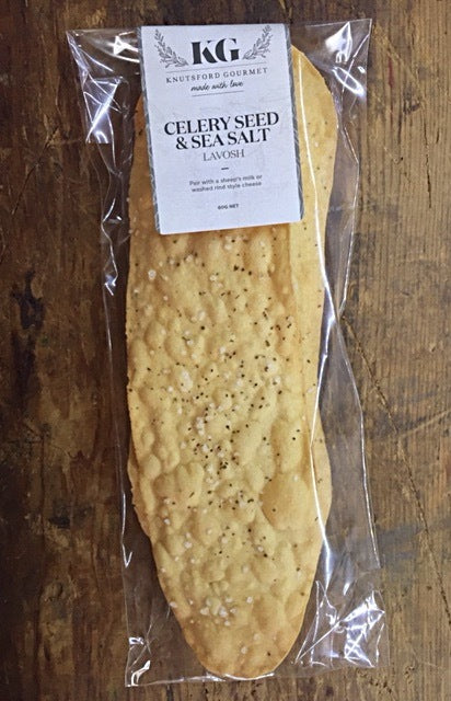 Knutsford Gourmet Celery Seed & Sea Salt Lavosh 60g